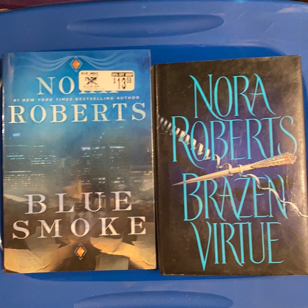 Too hard cover books by Nora Roberts